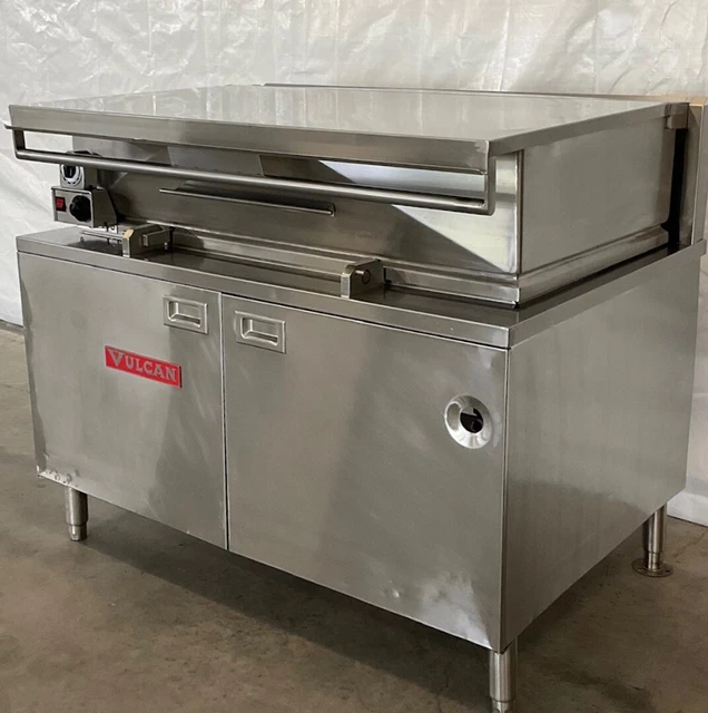 Used Vulcan 40 Gallon Single Phase Tilt Skillet Auto E-40-C From School