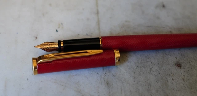 Stylo Plume Waterman Man 200 - Rouge Et Noir Minéral - Écrin Et Recharges Inclus