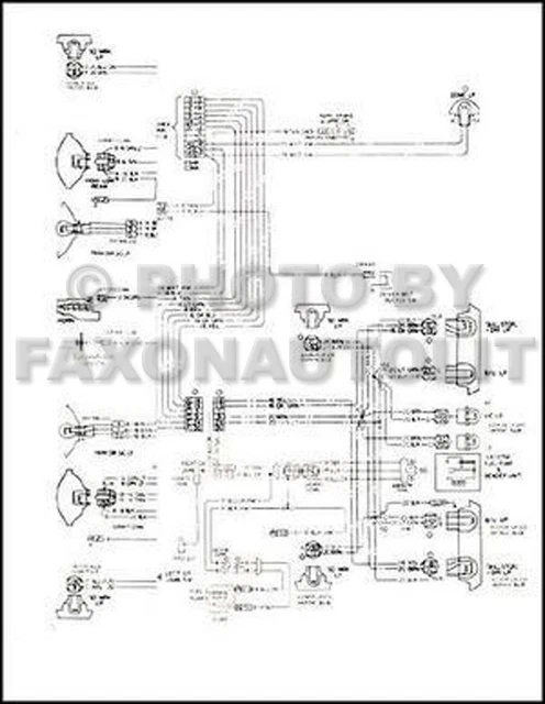 1980 CHEVROLET IMPALA and Caprice Classic Wiring Diagram 80 Chevy