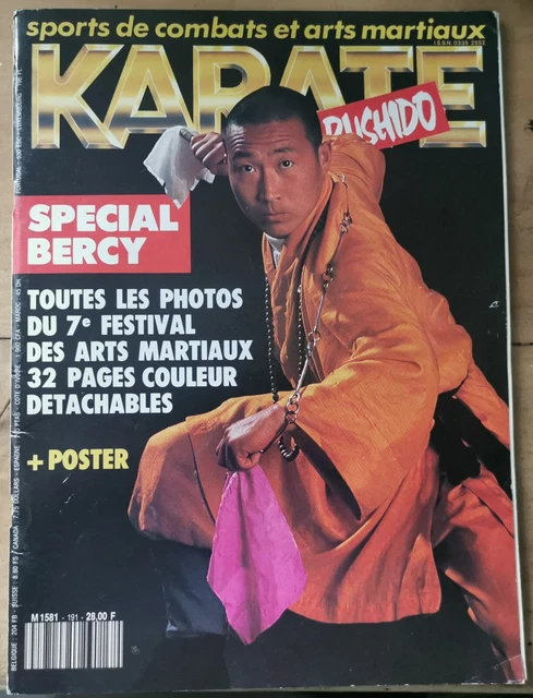 BRUCE LEE MAGAZINE Karate N°17 Avec Double Poster Geant 58 X 84 Cm Jan