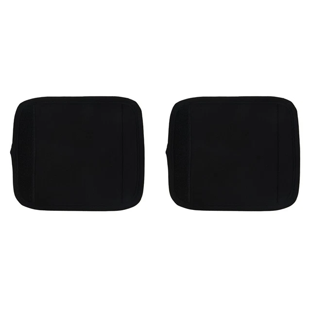2X Travelling Luggage Suitcase Handle Comfort Wraps Identifier Tags Black K7K4