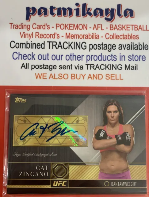 2016 Topps UFC Top of the Class #TCACZ Cat Zingano Auto