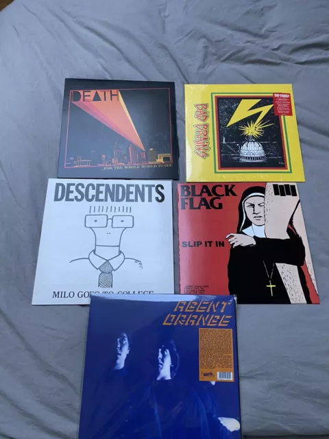 Vinyl Sammlung Classic Hardcore Punk, Bad Brains, DESCENDENTS, Black Flag,uvm