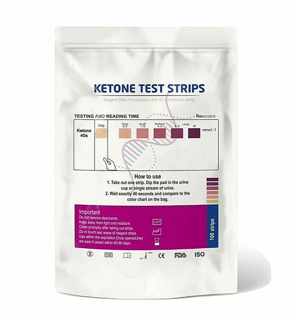 KETONE TEST STRIPS Accurate Keto Strips for Testing Ketones in Urine