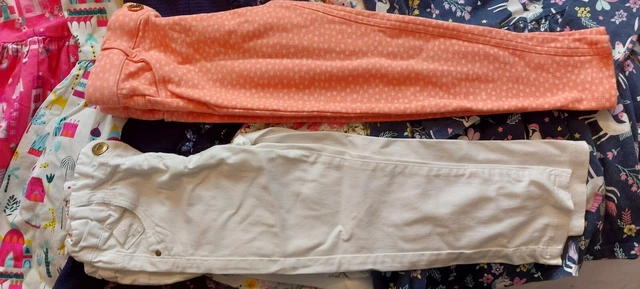Pacchetto Vestiti Ragazze Età 4-5, 6 Bei Vestiti & 2 Paia Di Jeans.