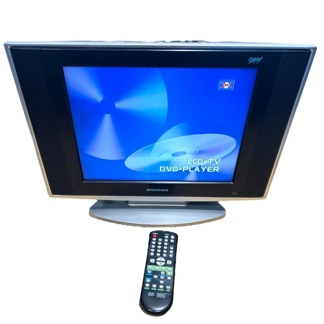 SYLVANIA LD155SC8 LCD TV/DVD Combo 15" Flatscreen & Remote Dorm RV See