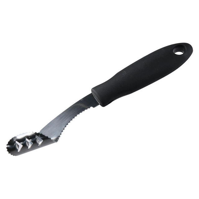 SERRATED SLICE CHILI Corer Remover Rubber Handle Jalapeno Corer Pepper