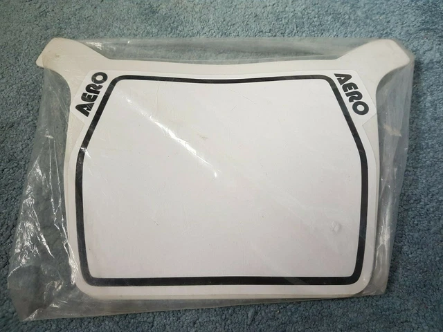 Plaque De Course HARO Rouge – NOS Années 80 – BMX Old School – Sac Scellé