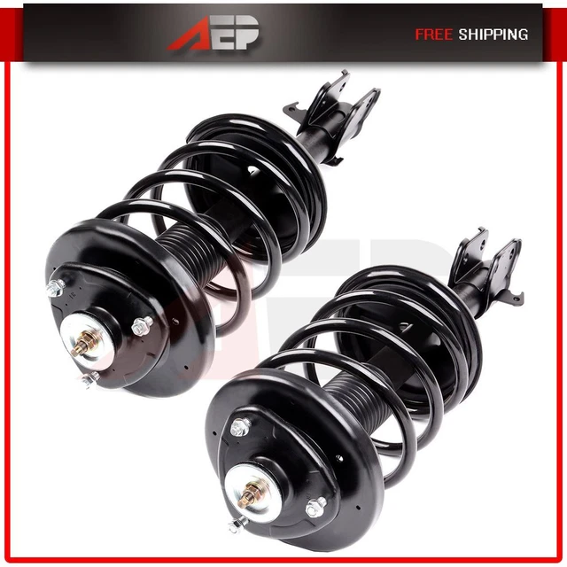 Front (2) Complete Shocks Struts For Honda Odyssey 1999-2004 with Spring & Mount