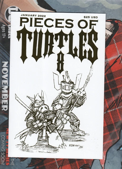 Rare TMNT Pieces of Turtles 8 #1 Cerebus Dave Sim Kevin Eastman NM SIGNED #75