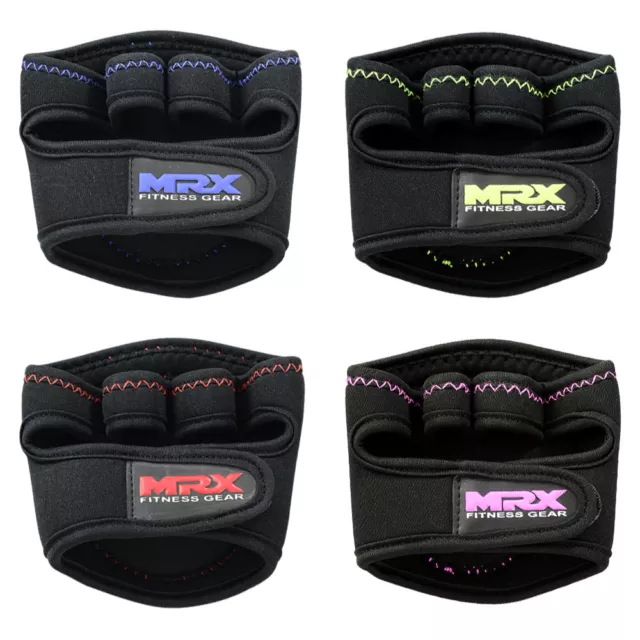 Weight Lifting Gloves Gym Training MRX Hand Grips Pads Workout Bodybuilding New