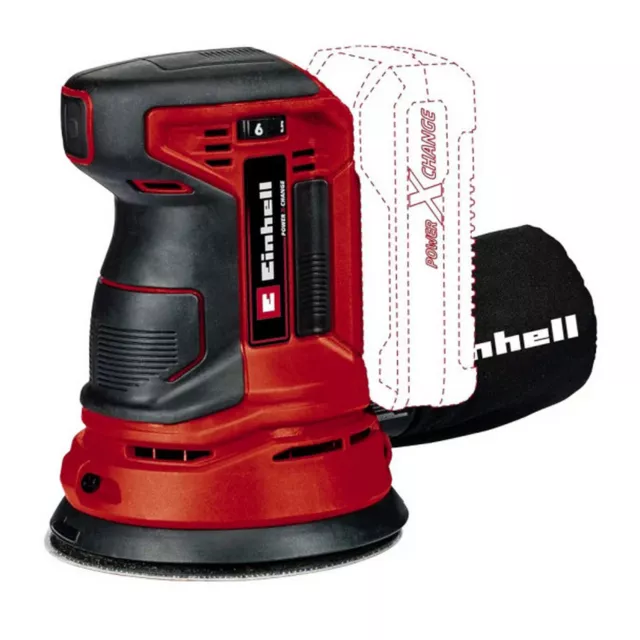 Einhell 18v Cordless 125mm Orbital Sander TE-RS 18 Li (Body Only)