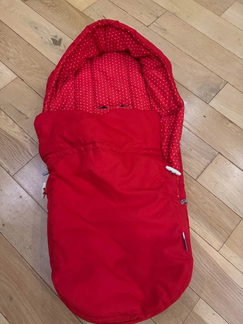 STOKKE SCOOT SOFTBAG Footmuff Red 35.00 PicClick UK