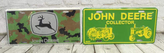 John Deere Collector License Plate & Camo John Deere License Plate