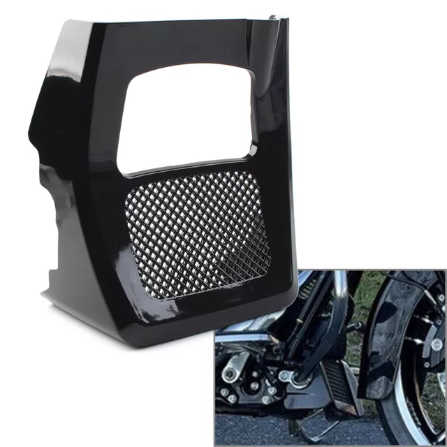 For Harley Road Street Glide 17+ Front Spoilers Radiator Chin Cover Fairing Set