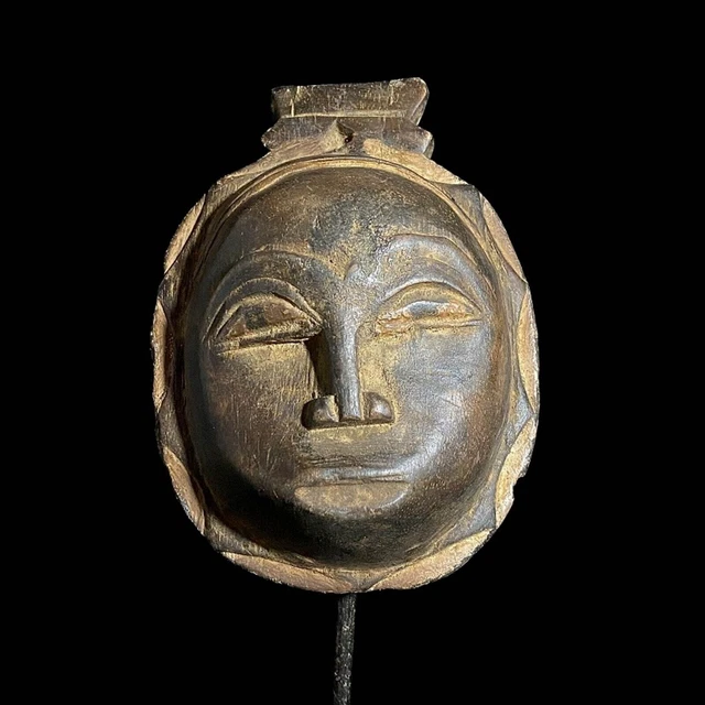 Bouchon D'oreille Tribal En Bois Sculpté Main - Motif Naturel Marron Foncé - Plug/tunnel écarteur Pour Piercing - 9