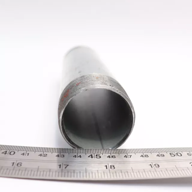 SCI Threaded Pipe Nipple Welded Sch 40 Galvanized Carbon Steel 1-1/2" x 7" 3