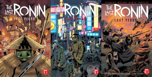 Tmnt Last Ronin The Lost Years 1 2 & 3 Cover A Set Nm