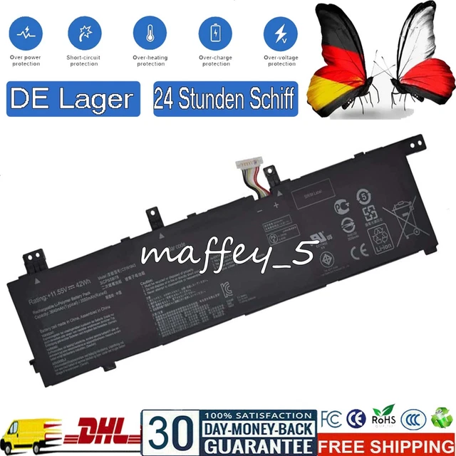 Akku für Asus VivoBook S15 S532FL,S14 S432FA S532FL-DB77 C31N1843 0B200-03430000