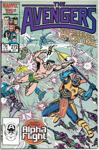 The Avengers Comic Book #272 Marvel Comics 1986 VERY HIGH GRADE NEW UNREAD