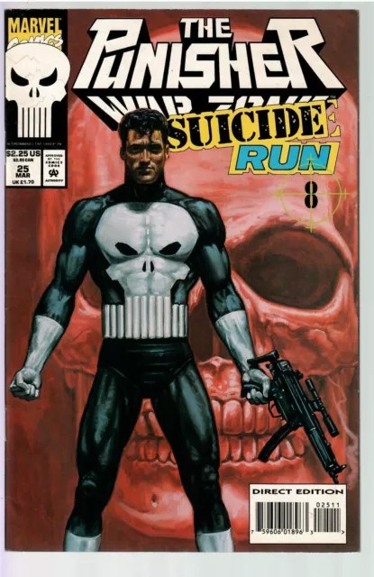 Punisher War Zone #25 1994 VF Suicide Run Marvel