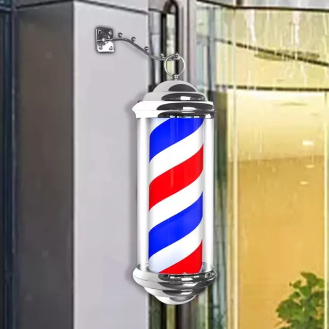Barber Shop Signe Salon de Coiffure Ouvert Lampe de Beauté Poteau Rotatif