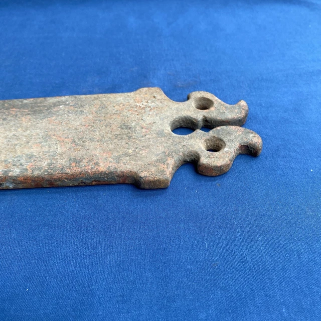 Vintage Antique Extra Heavy Cast Iron Barn Door Shed Strap Hinge 20 1/2" 6