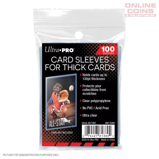 Ultra Pro - 130PT Thick Card Sleeves for Standard Size Cards