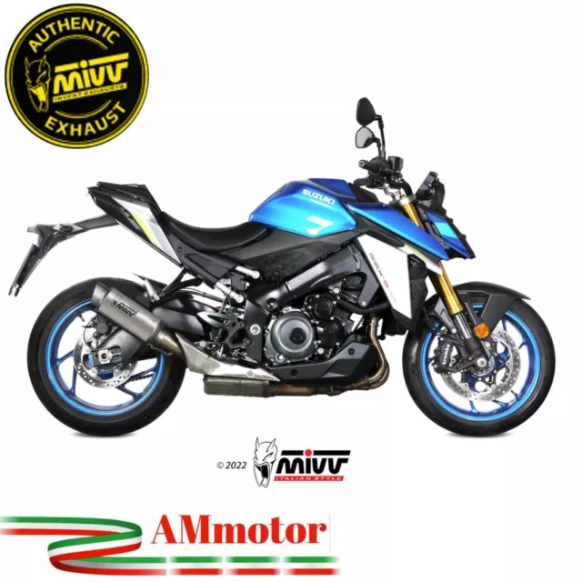 Auspuff Motorrad Mivv Suzuki Gsx-S 950 2023 Endtopf GP Pro Titan Genehmigt