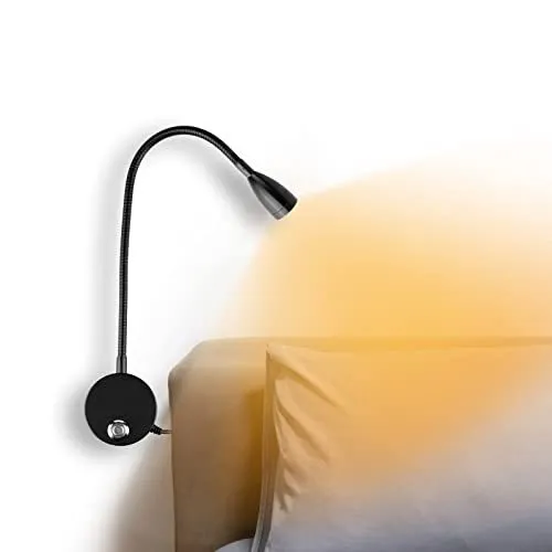 Lampe de Chevet Tactile LED 3 Niveaux Intensité Dimmable Port de Charge USB  - Décorations de Jardin (11132894)