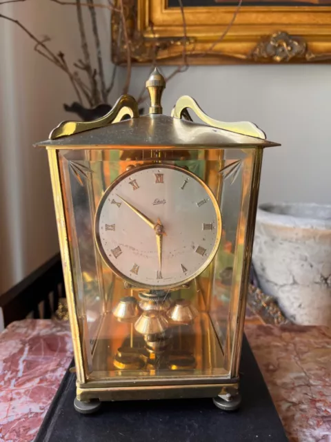 Vintage Schatz 400 brass clock made in Germany not tested