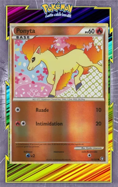 Ponyta Reverse - HS03:Triumph - 72/102 - French Pokemon Card