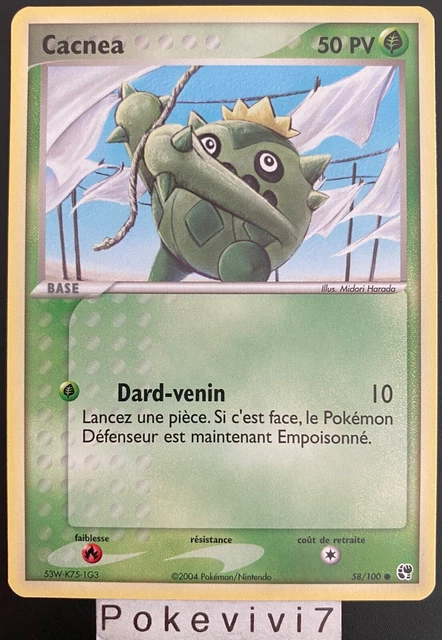 Pokemon Card CACNEA 58/100 Block EX Sandstorm FR NEW
