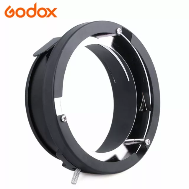 Godox 98mm Universal Mount to Bowens Mount Speed Ring Adapter For Studio Flash