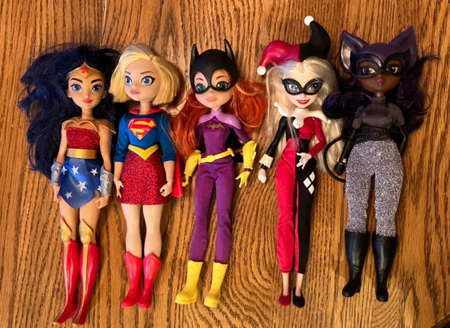 DC SUPER HERO Girls Teen Dolls Wonder Woman Supergirl Harley Quinn