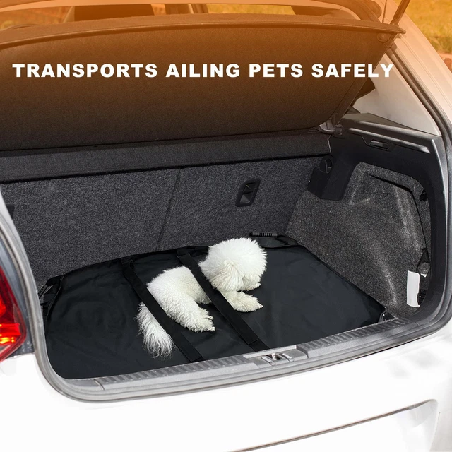 Transport Stretcher with Adjustable Auxiliary Belt Foldaway Portable Pet