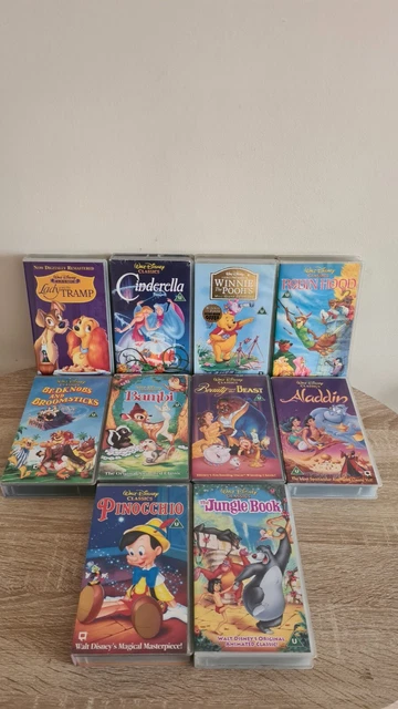Bundle Classic Walt Disney VHS Films  & Children VHS Job Lot Video Tapes x 10
