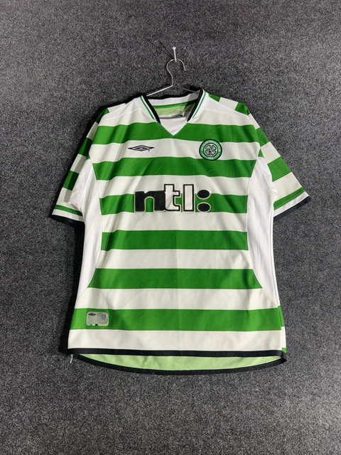 Umbro Celtic Glasgow 2002/2003 millésime Football Soccer Jersey L
