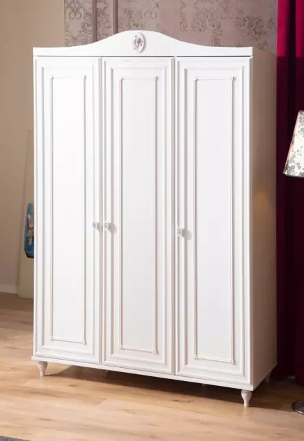 Armario Diseñador Armario Madera Noble Lujo Habitación Infantil 140cm Nuevo