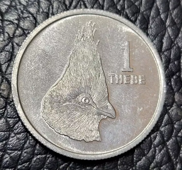 1976 Botswana 1 Thebe Coin