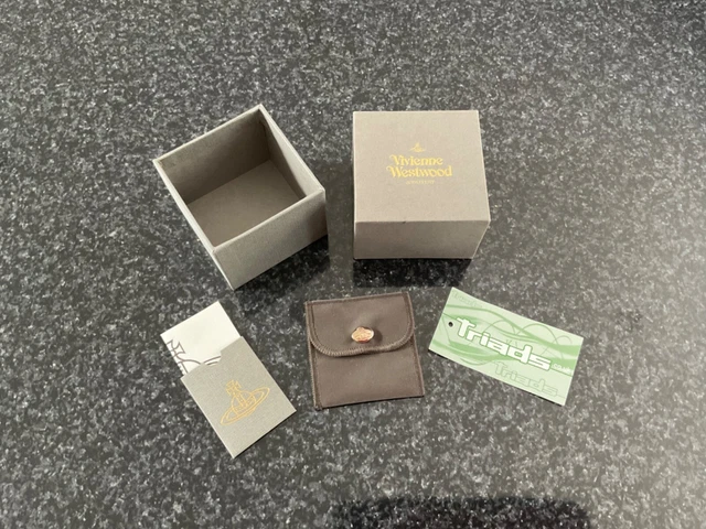 VIVIENNE WESTWOOD EMPTY Jewellery Box with Pouch and Original Packaging 14.00 PicClick UK