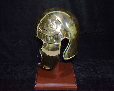 Ancient Hallistic Greek Chalcidian Wearable Helmet