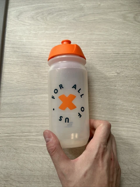 1 FLASCHE TRINKFLASCHE Kunststoffflasche Sport Bio Bottle FITX weiß orange 500ml EUR 1,99