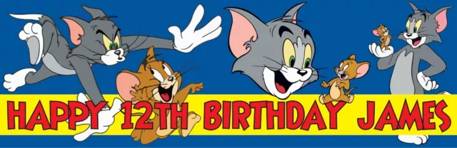 2No. Tom & Jerry Personal Birthday Banners
