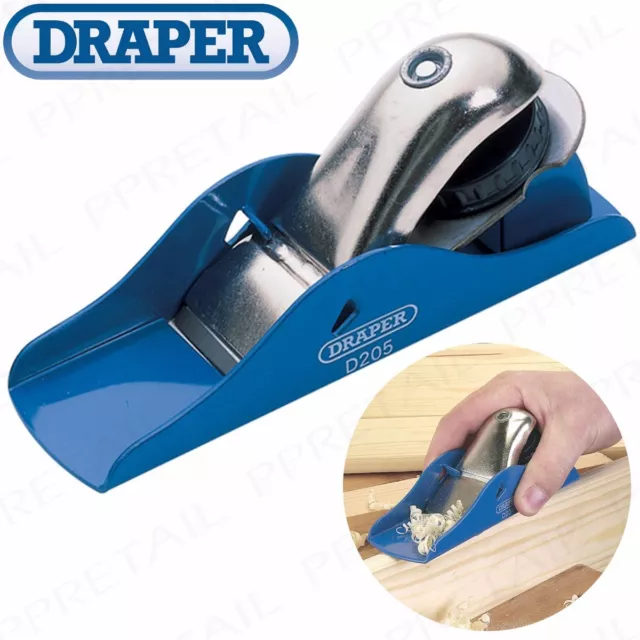 PREMIUM DRAPER HEAVY DUTY ADJUSTABLE BLOCK PLANE Carpentry Woodworking Planing