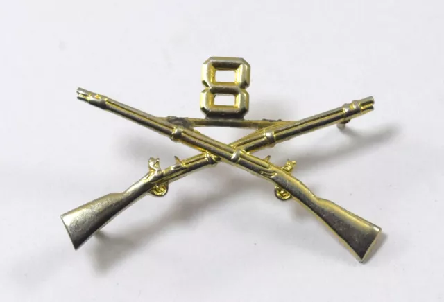 Einzigartig Sammlerstück Vintage Armee Brosche Battalion Alt Kappe Badge G29-122