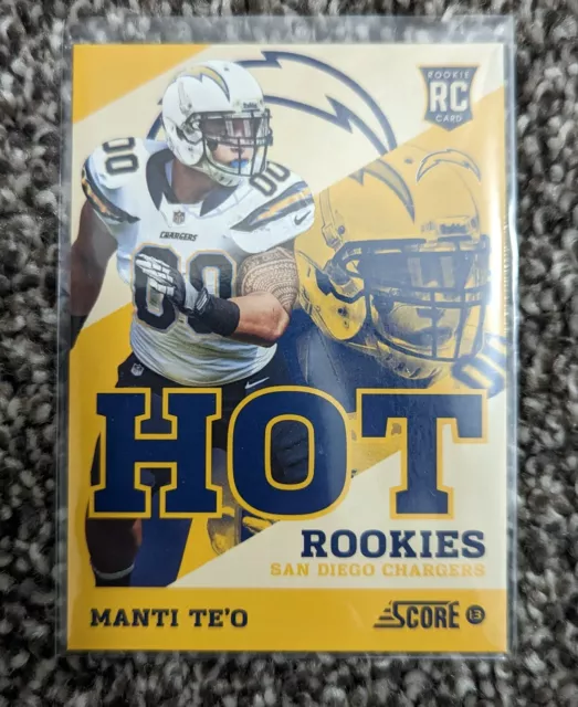 2013 Score Manti Teo Hot Rookies RC #48 - San Diego Chargers