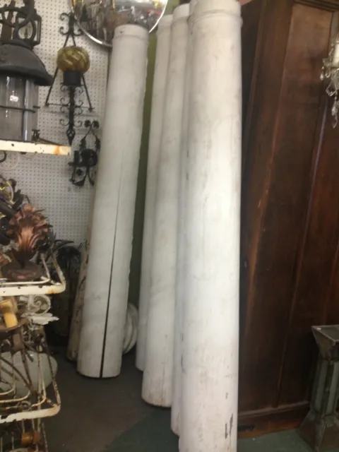 Old Antique Vintage Post Wood Columns