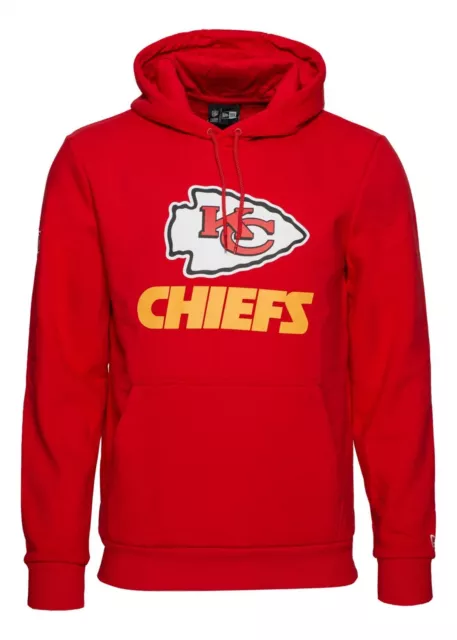 New Era - NFL Kansas City Chiefs Logo Squadra Felpa con Cappuccio
