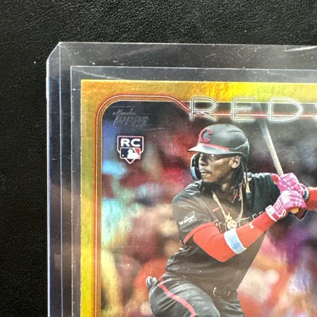 2025 TOPPS SERIES 1 141 Elly De La Cruz Gold Foil RC Rookie Cincinnati